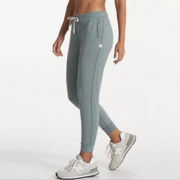 Vuori Pants - Vuori Heathered Teal Joggers